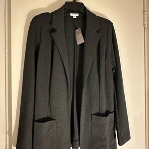 J. Jill Two pocket open blazer - Size Small - NWT